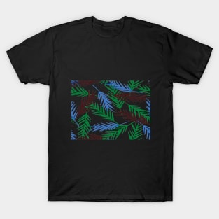 Pattern leaves colorful T-Shirt